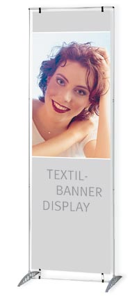 Textil-Banner-Display